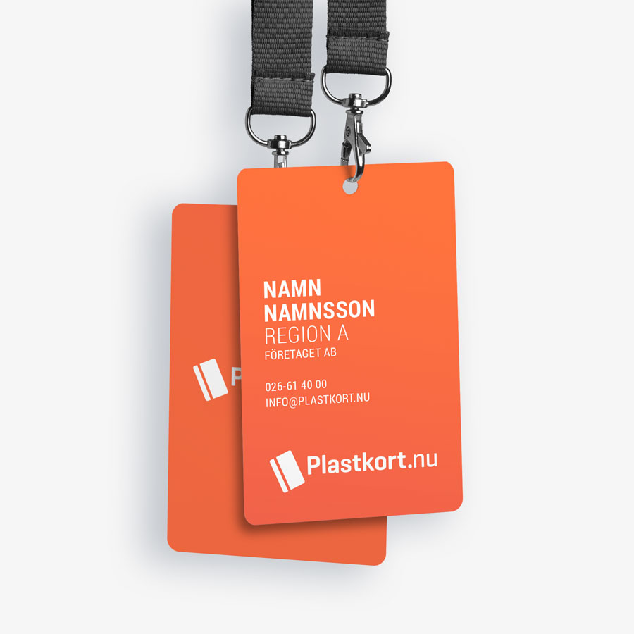 Medlemskort med lanyard